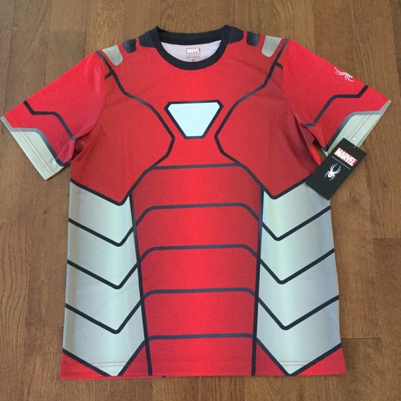 NEW SPYDER HYDRO H20 MENS RED XL ATHLETIC T-SHIRT TEE NWT